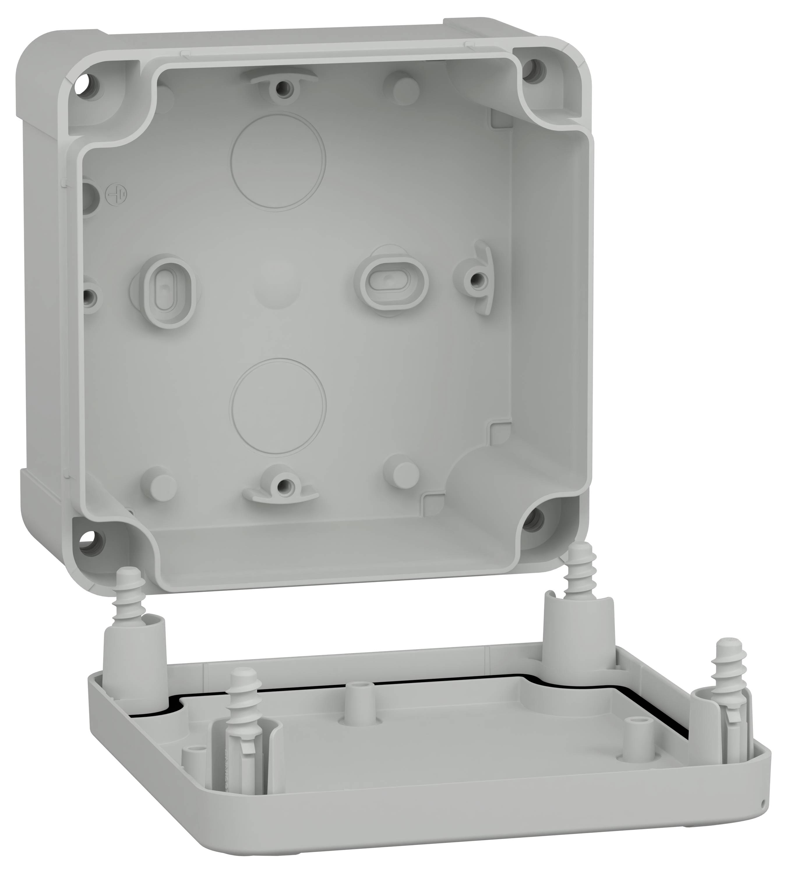 Schneider Electric PanelSeT TBS NSYTBS11116 Wand-Gehäuse 116 x 116 x 62 ABS Lichtgrau (RAL 7035) 5 St.