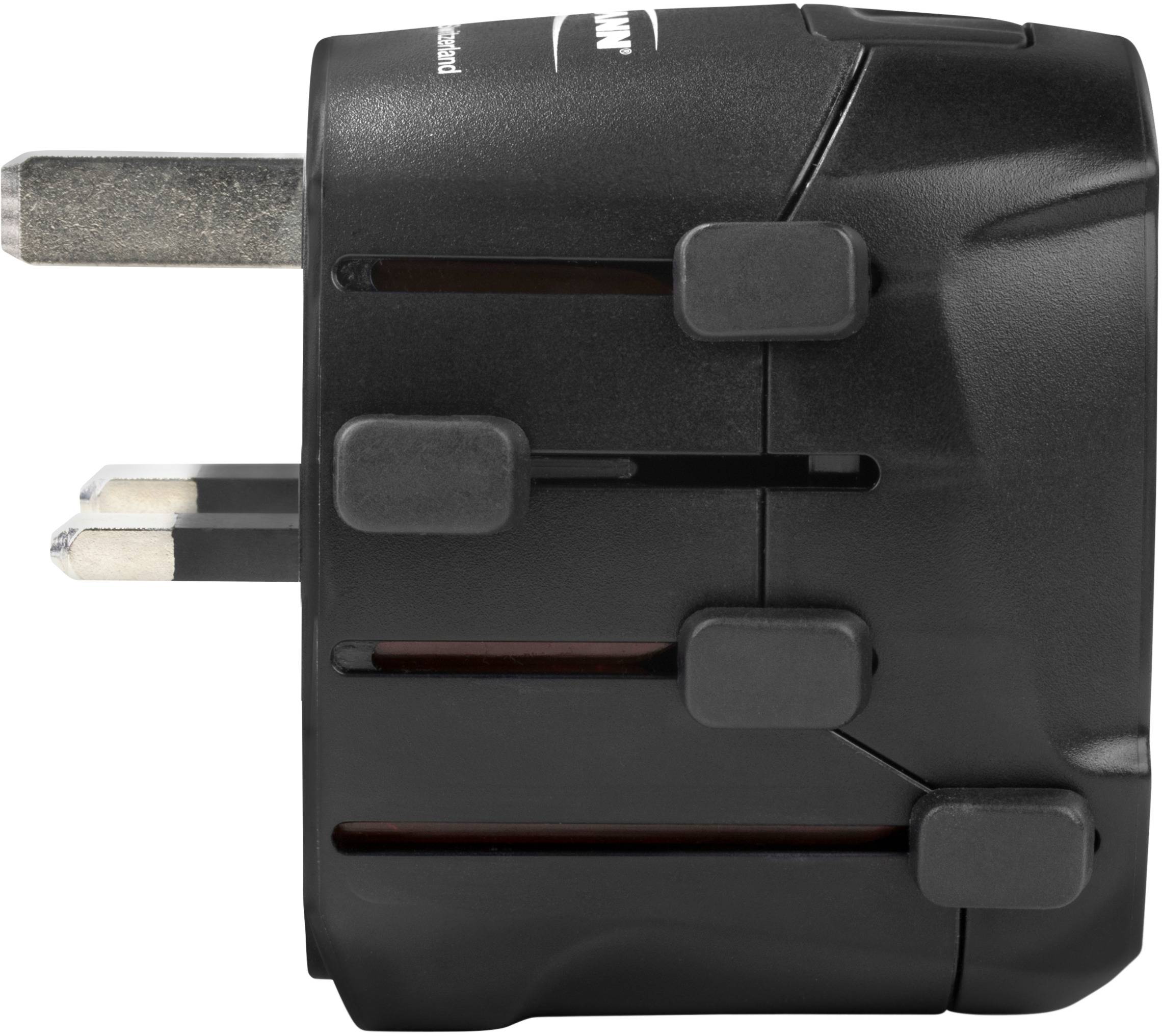 Ansmann 1809-0000 Reiseadapter All in One 3