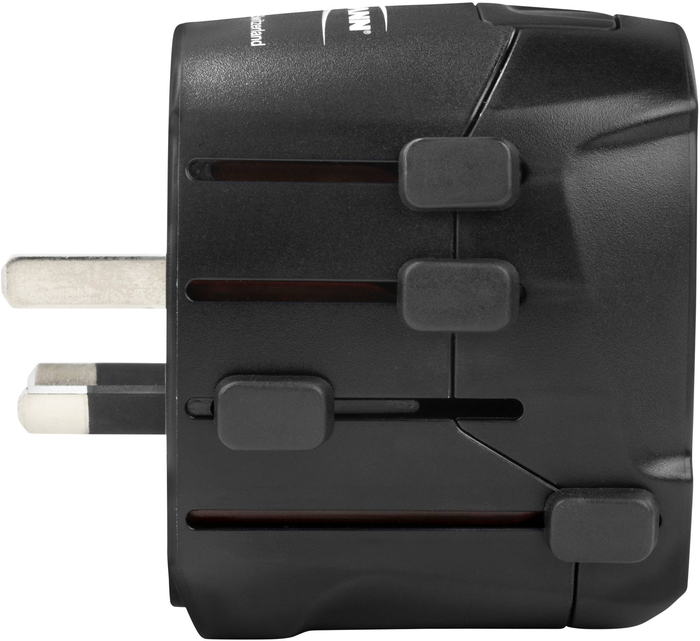 Ansmann 1809-0000 Reiseadapter All in One 3