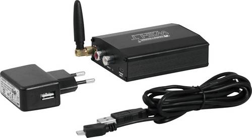 Omnitronic WS-1 2.4GHz Multiroom Streaming Box AUX, USB, WLAN AUX, WLAN Schwarz
