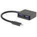 Renkforce 4 Port USB 3.2 Gen 1-Hub (USB 3.0) Schwarz