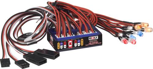 LED-Beleuchtung Weiß, Orange, Rot, Blau blinkend 4.8 - 6V RE-5631024