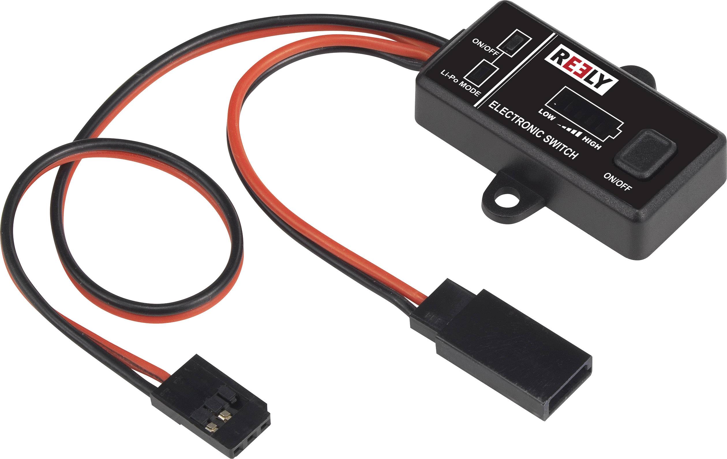 Reely Ein-/Aus-Schalterkabel [1x JR-Stecker - 1x JR-Buchse]