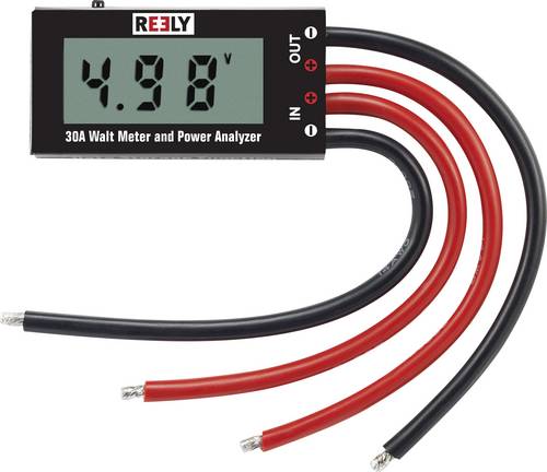 30A Mini Wattmeter Stecksystem: Offene Kabelenden