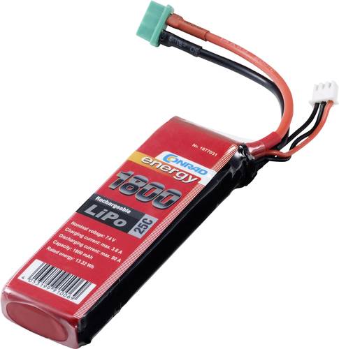 Modellbau-Akkupack (LiPo) 7.4V 1800 mAh Zellen-Zahl: 2 25 C Softcase MPX