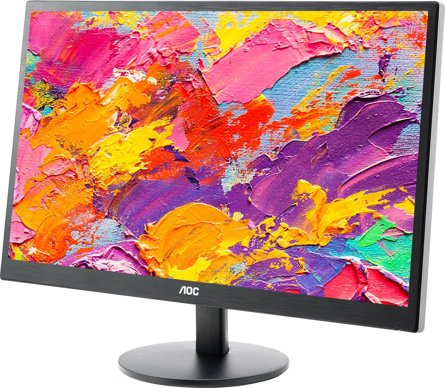 AOC M2470SWH LCD-Monitor EEK F (A - G) 59.9 cm (23.6 Zoll) 1920 x 1080 Pixel 16:9 5 ms HDMI®, VGA, Kopfhörer (3.5 mm Klinke) MVA LCD