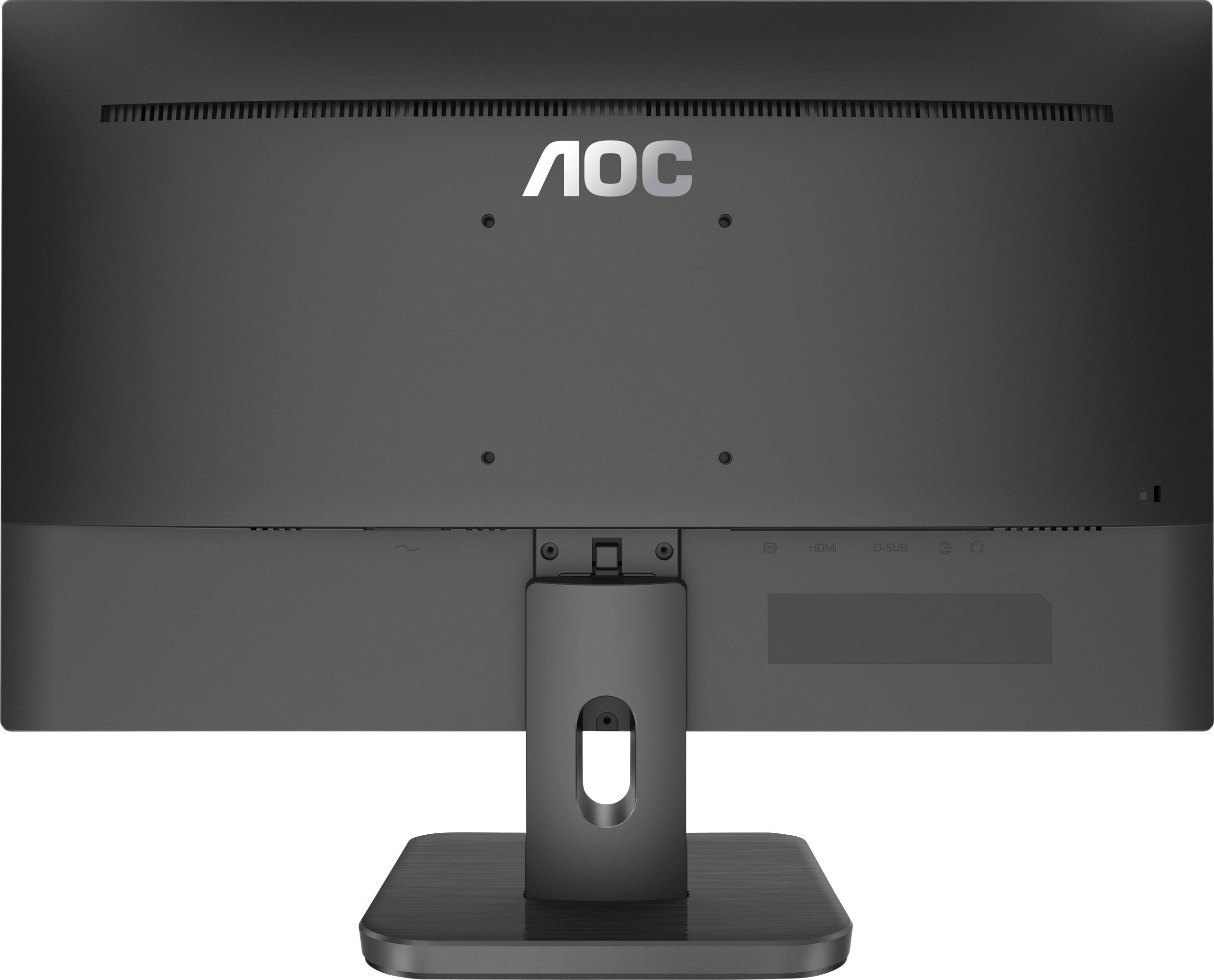 AOC 24E1Q LCD-Monitor EEK E (A - G) 60.5 cm (23.8 Zoll) 1920 x 1080 Pixel 16:9 5 ms DisplayPort, HDMI®, VGA, Kopfhörer (3.5 mm Klinke) IPS LCD