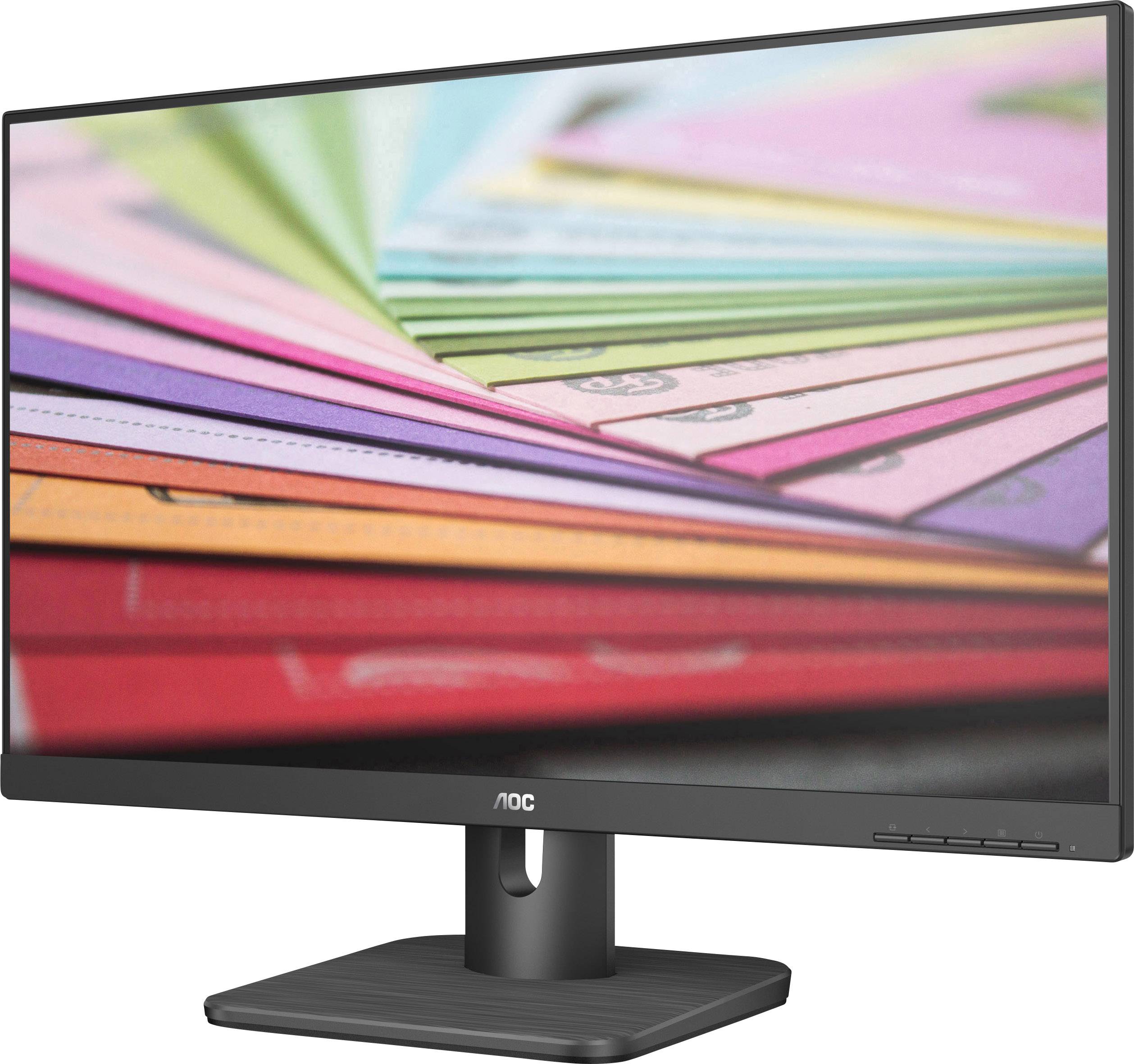 AOC 24E1Q LCD-Monitor EEK E (A - G) 60.5 cm (23.8 Zoll) 1920 x 1080 Pixel 16:9 5 ms DisplayPort, HDMI®, VGA, Kopfhörer (3.5 mm Klinke) IPS LCD