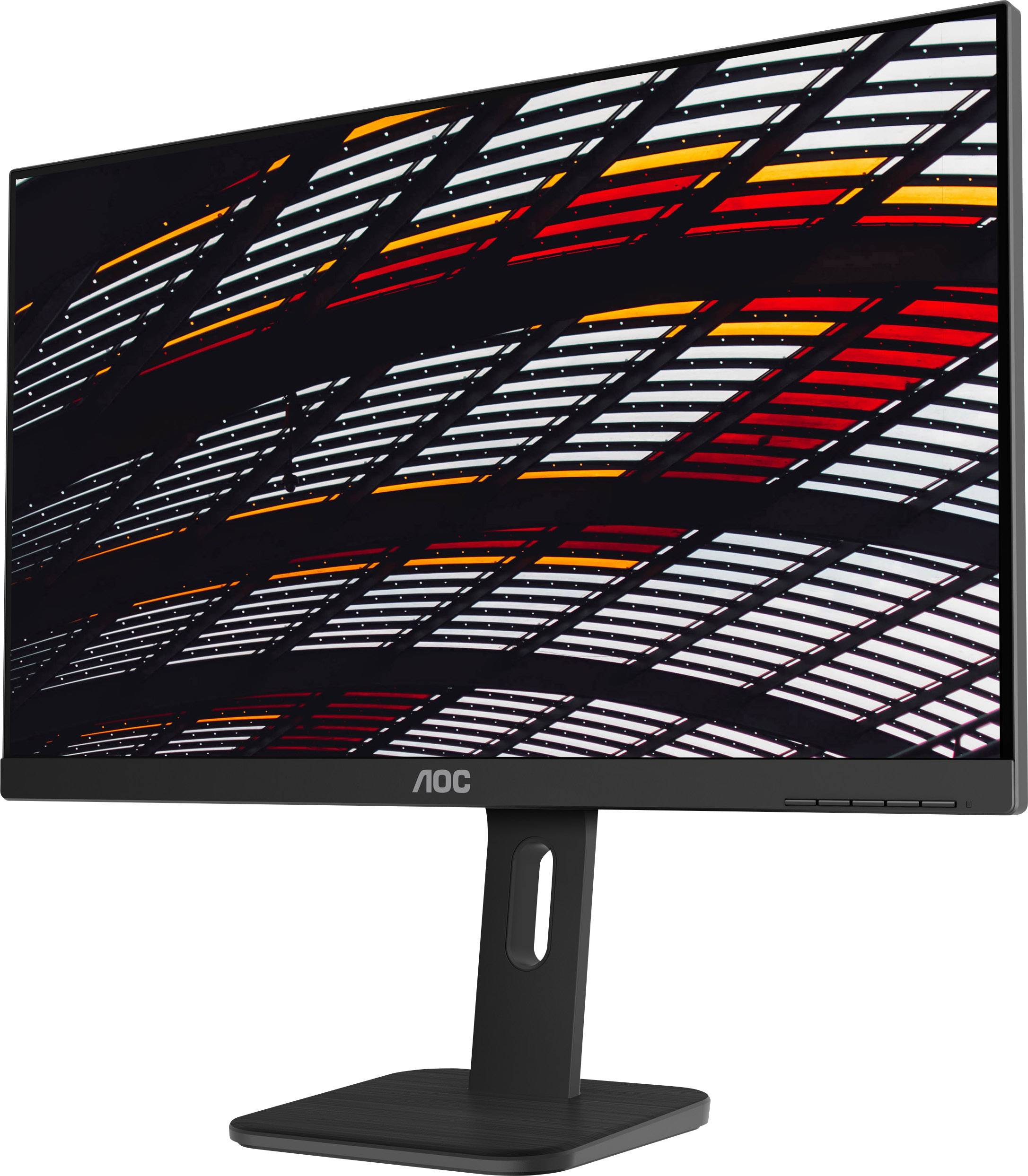 AOC 24P1 LCD-Monitor EEK E (A - G) 60.5 cm (23.8 Zoll) 1920 x 1080 Pixel 16:9 5 ms DisplayPort, DVI, HDMI®, USB 3.2 Gen 1 (USB 3.0), VGA, Kopfhörer