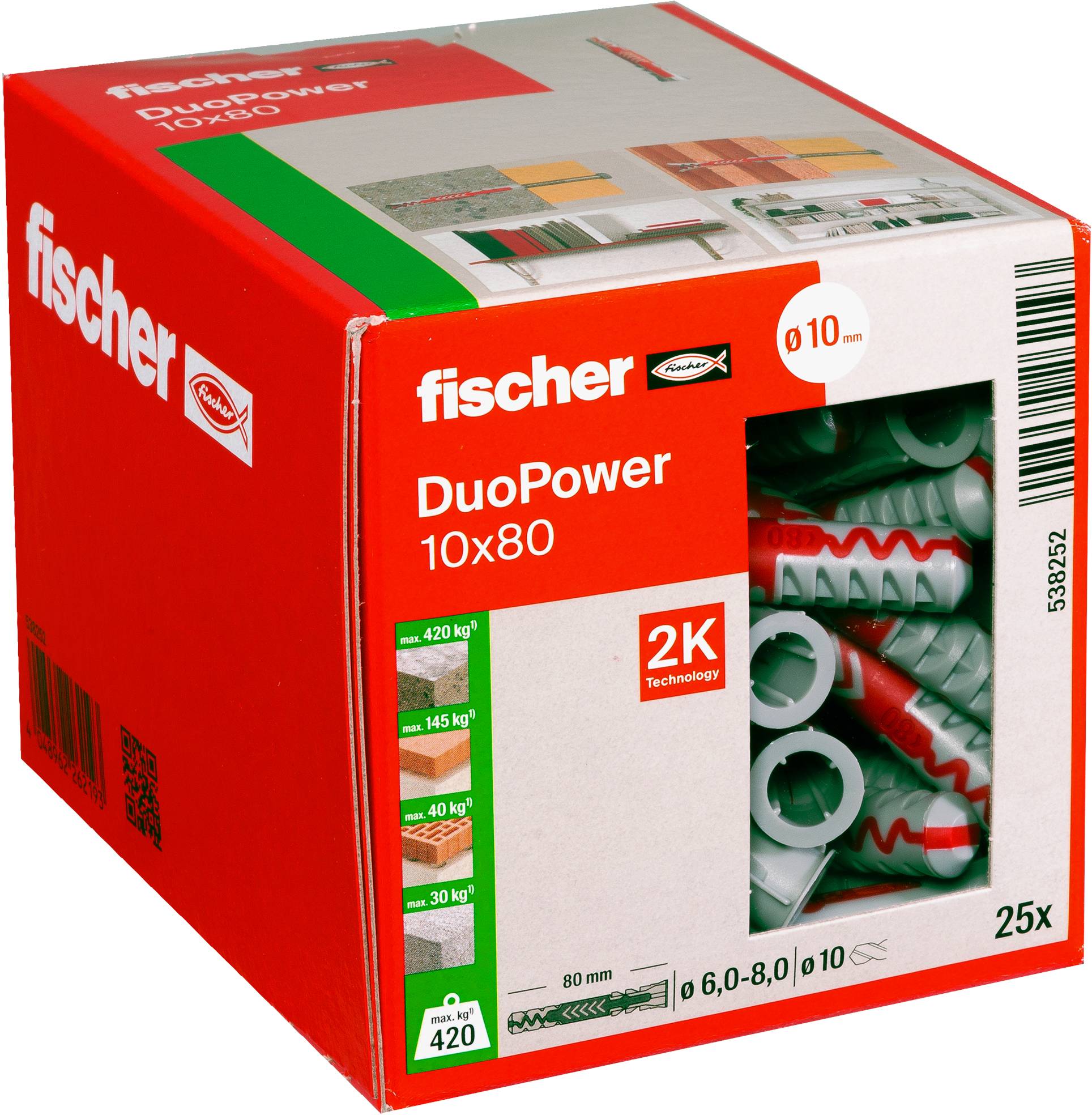 „Fischer DuoPower 10x80