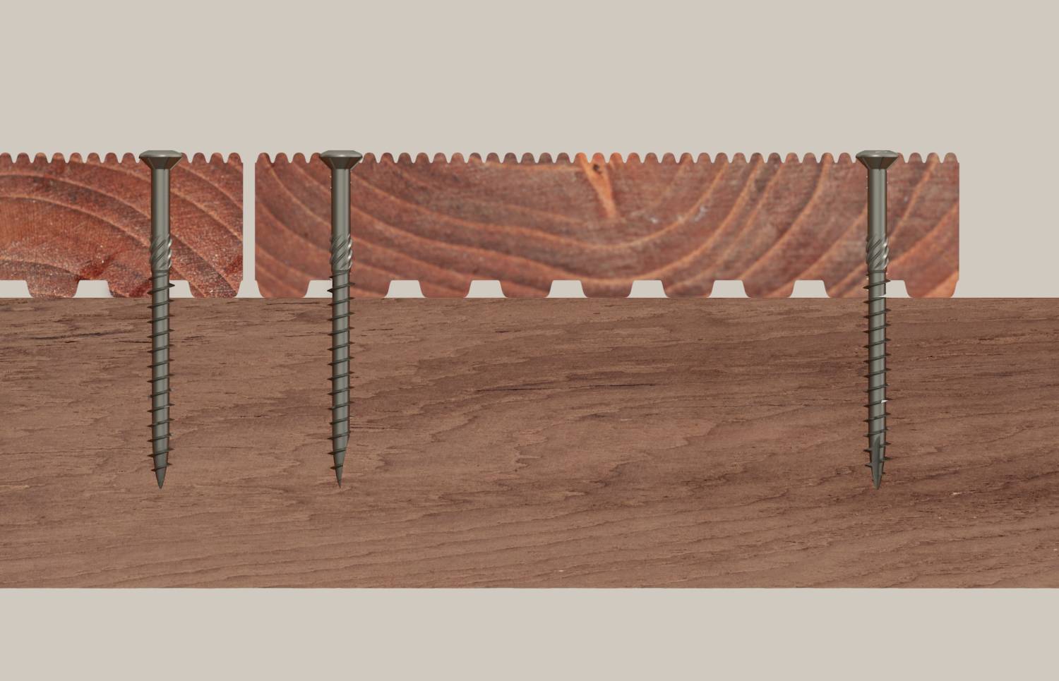 Fischer 660602 Terrassenschrauben 5mm 40mm Sechsrund Edelstahl 200St.