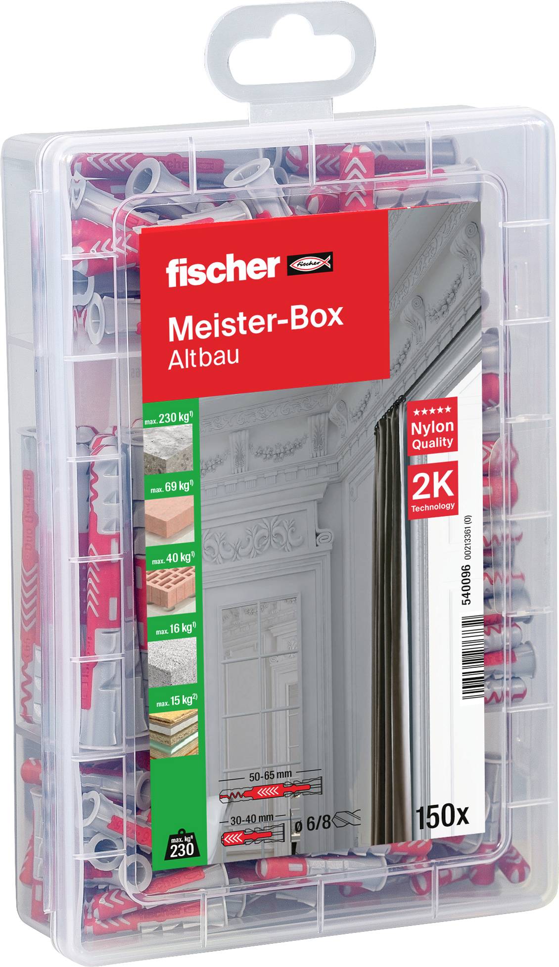 Fischer 540096 Dübel-Sortimentsbox 1St.
