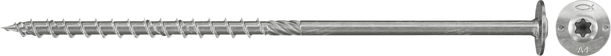 Metallstab mit einer runden, perforierten Endkappe, horizontal auf weißem Hintergrund dargestellt.