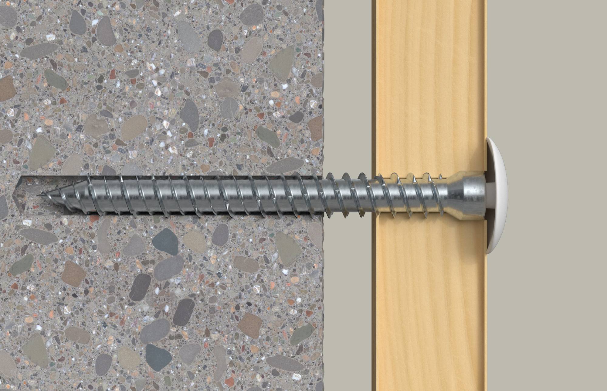 Fischer 532917 Fensterrahmenschraube 7.5mm 202mm Sechsrund 100St.