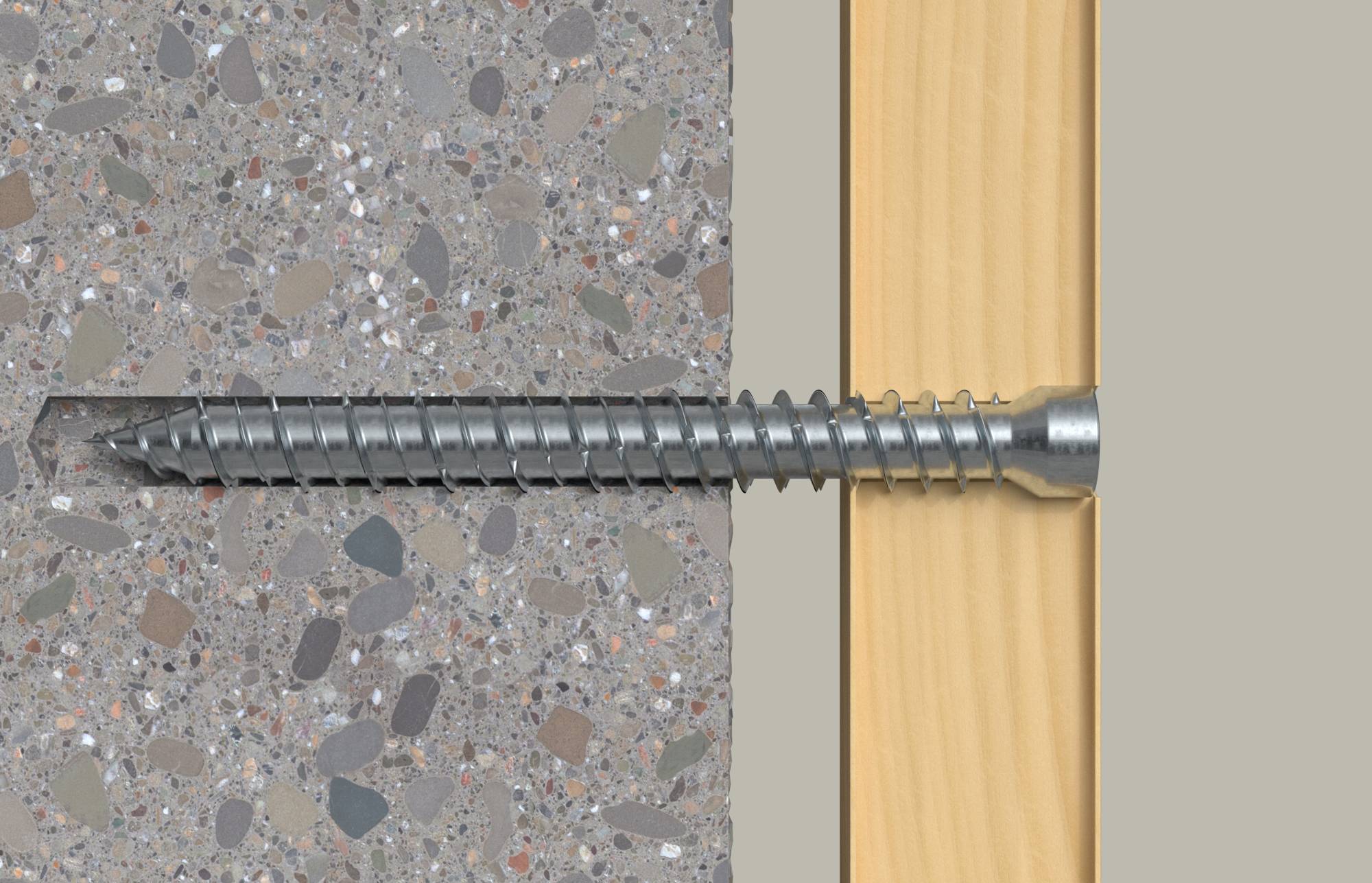 Fischer 532917 Fensterrahmenschraube 7.5mm 202mm Sechsrund 100St.