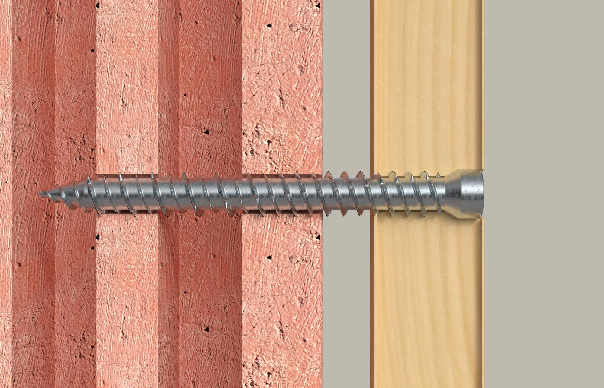 Fischer 532917 Fensterrahmenschraube 7.5mm 202mm Sechsrund 100St.