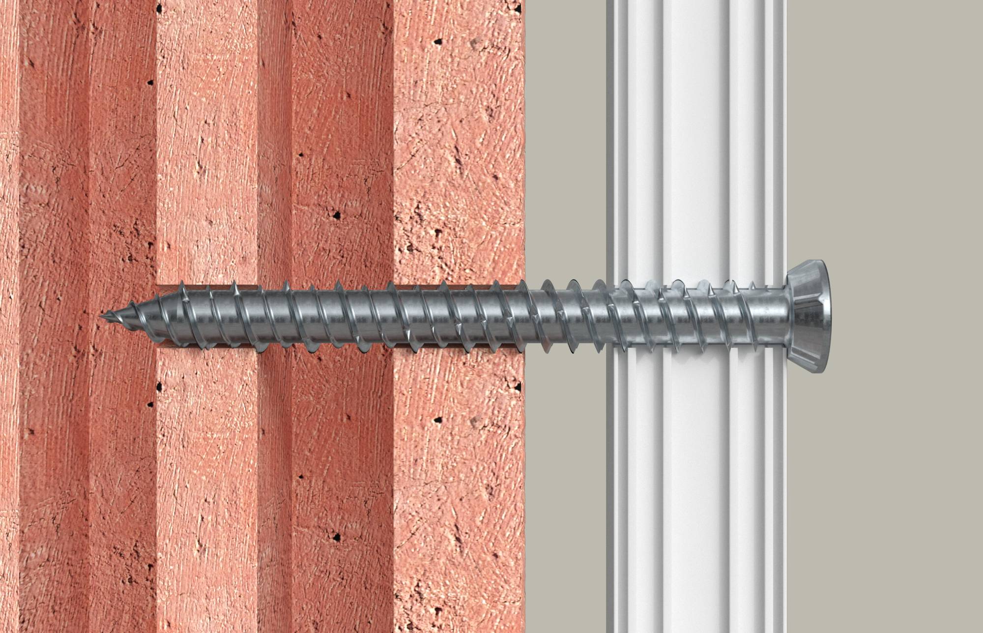 Fischer 532931 Fensterrahmenschraube 7.5mm 102mm Sechsrund 100St.