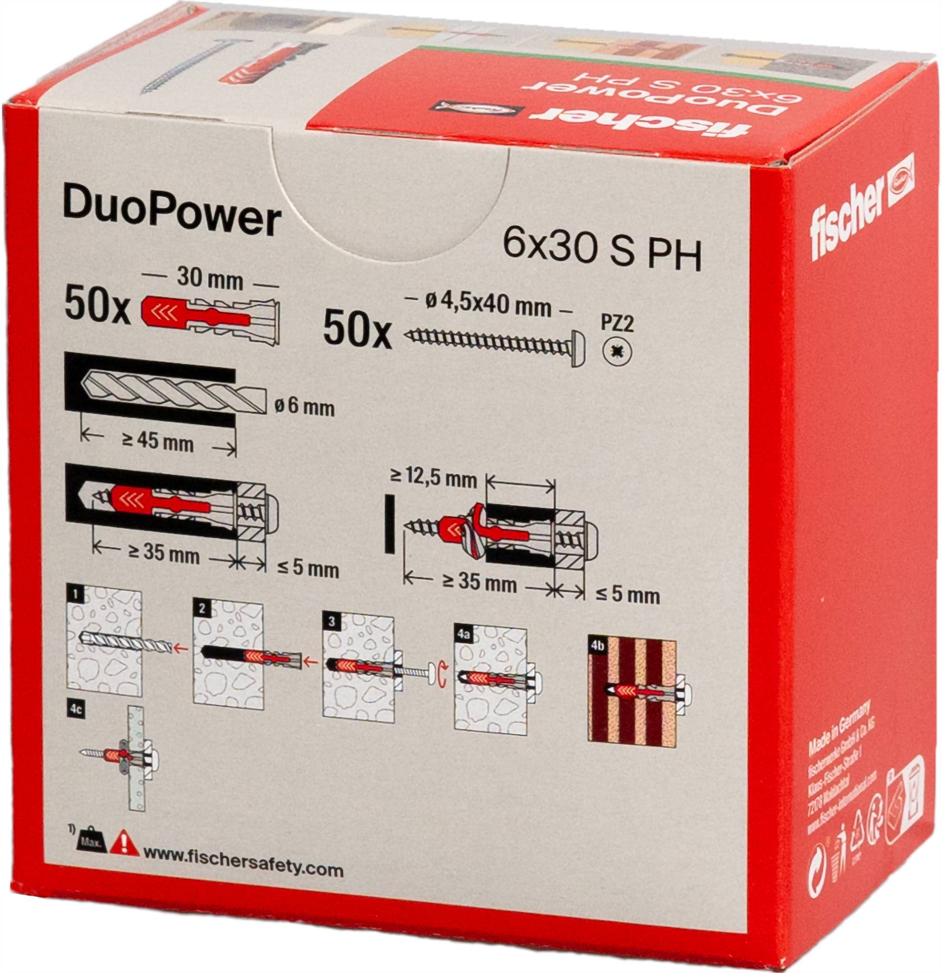 „Fischer DuoPower 6x30 S PH