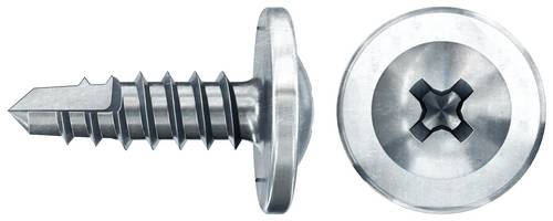 Fischer 40457 Profilverbindungsschrauben 4.2 mm 13 mm Kreuzschlitz Phillips Metall 1000 St.