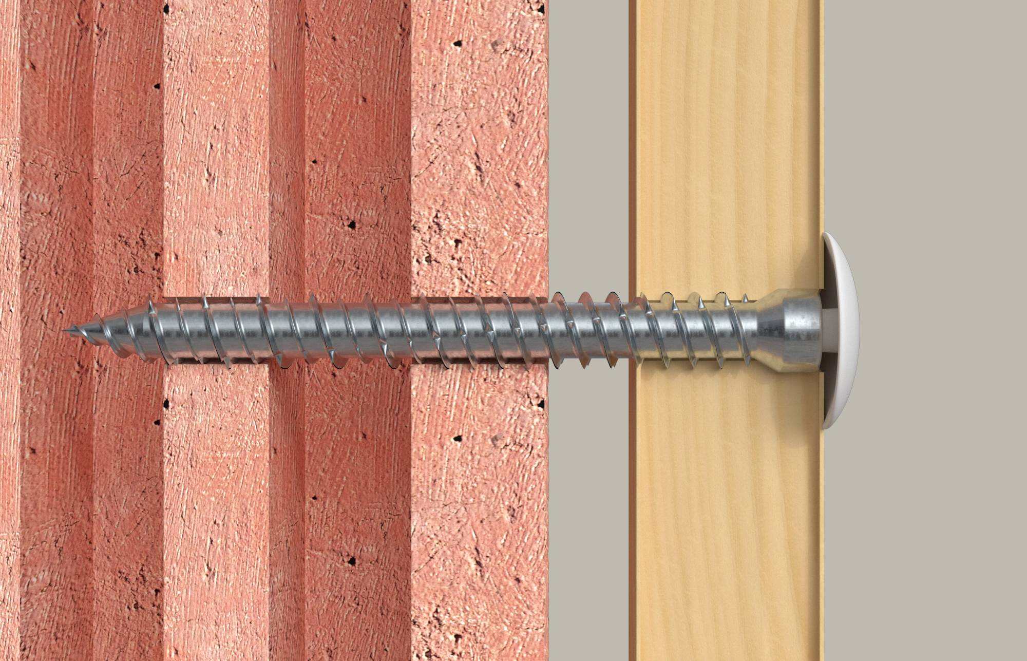 Fischer 532908 Fensterrahmenschraube 7.5mm 72mm Sechsrund 100St.