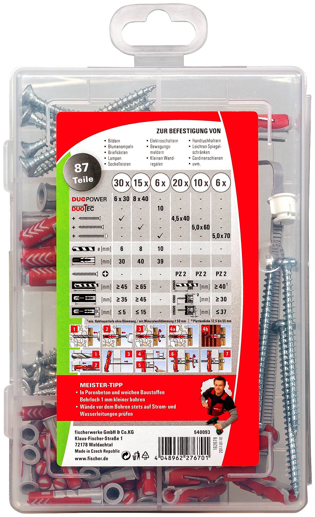 Fischer 540093 Dübel-Sortimentsbox 1 St.