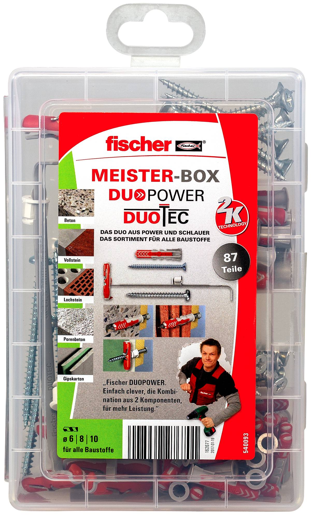 Fischer 540093 Dübel-Sortimentsbox 1St.