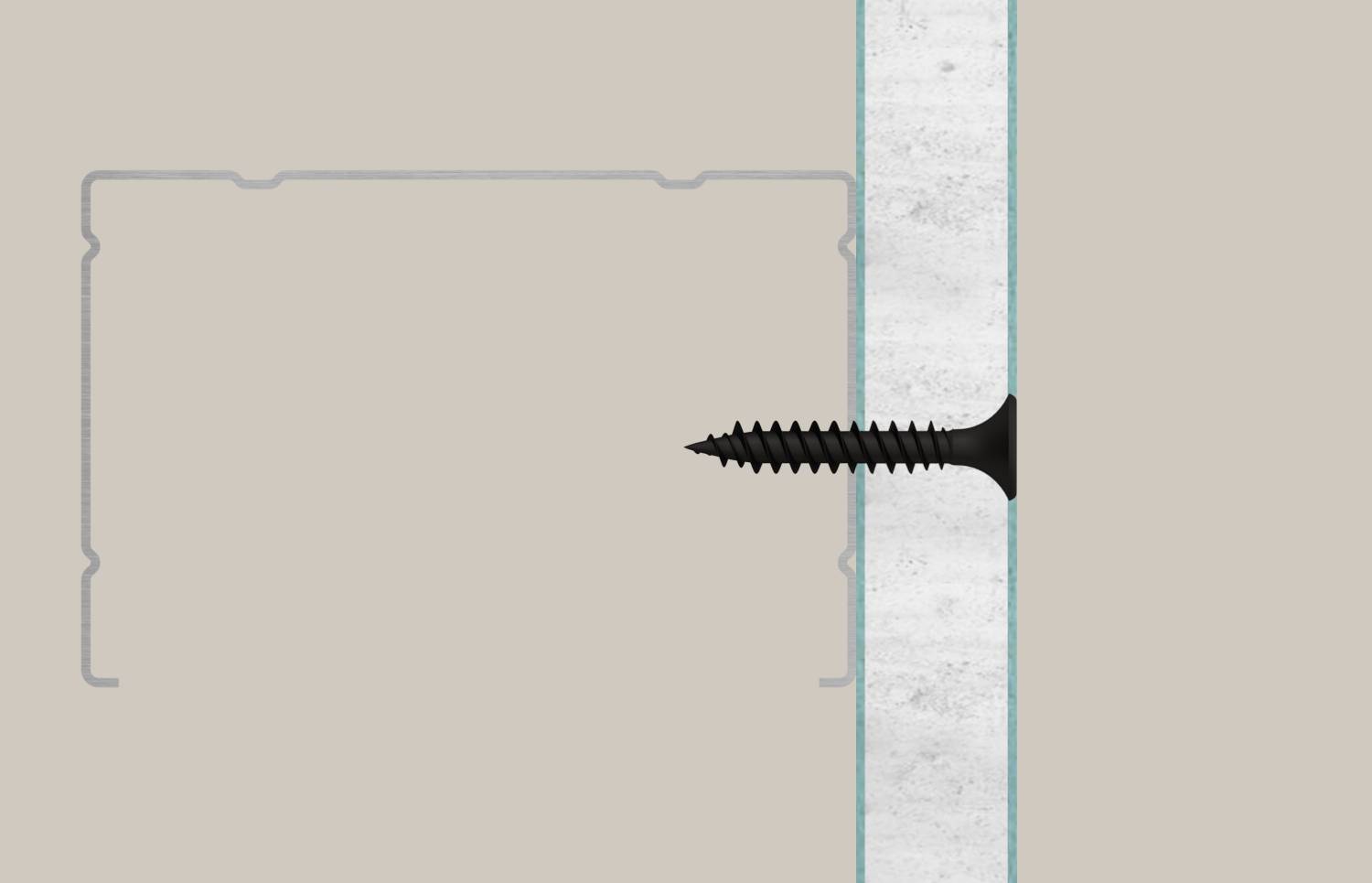 Fischer 665022 Schnellbauschraube 55mm Kreuzschlitz Phillips gehärtet, phosphatiert 600St.