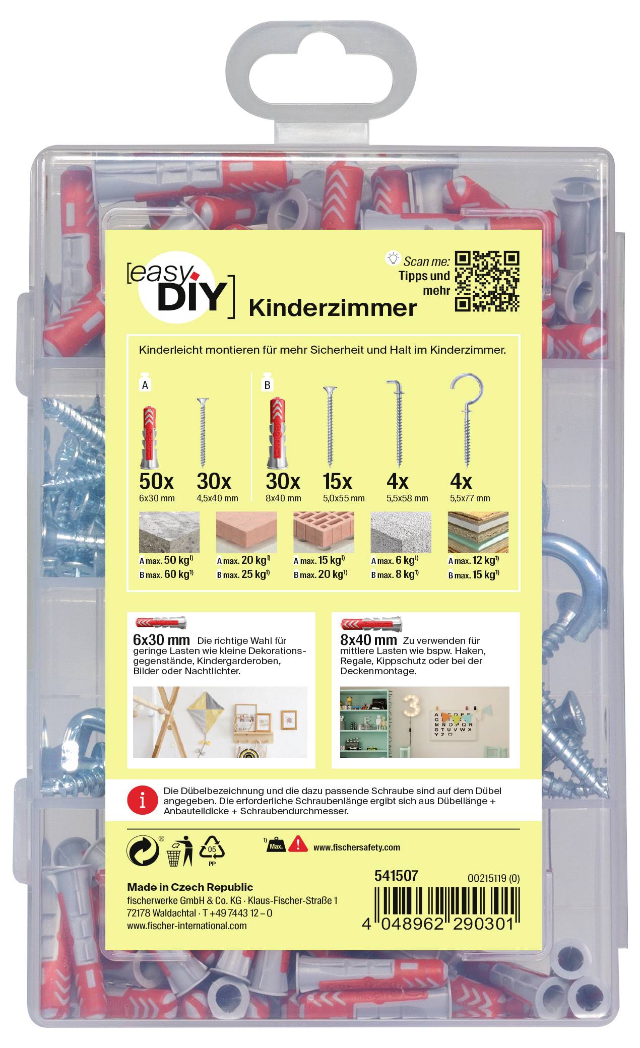 Fischer 541507 Dübel-Sortimentsbox 1 St.