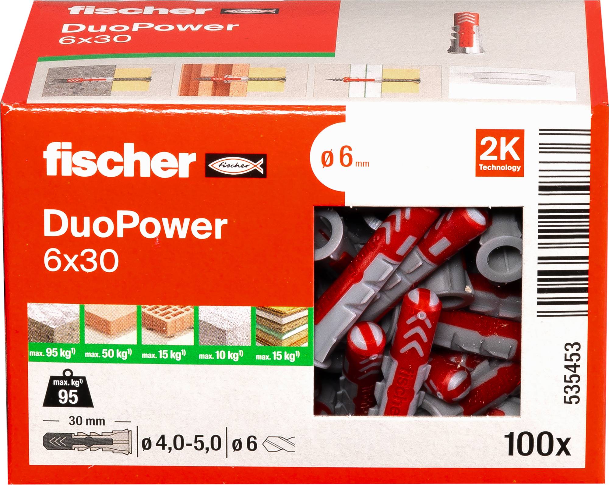 „Fischer DuoPower 6x30