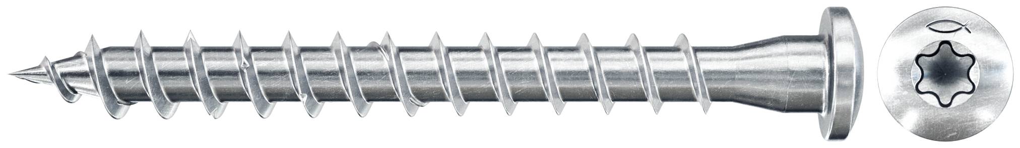 Fischer 652880 Senkkopfschraube 5mm 40mm Sechsrund galvanisch verzinkt 200St.