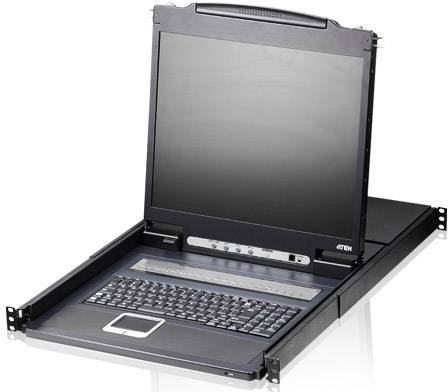 ATEN CL1308 - KVM-Konsole mit KVM-Switch - 8 Anschlüsse - PS/2, USB - 48.3 cm (19")