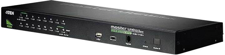 ATEN KVM Switch, USB und PS/2, 16-fach, 19 Zoll
