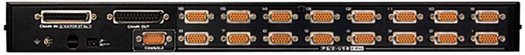 ATEN KVM Switch, USB und PS/2, 16-fach, 19 Zoll