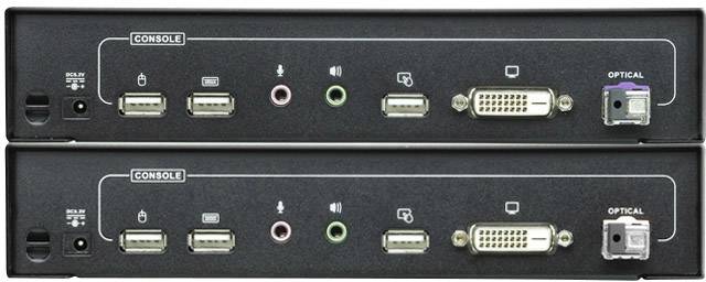 ATEN CE690-AT-G DVI, USB Extender (Verlängerung) über Glasfaserkabel 20 km