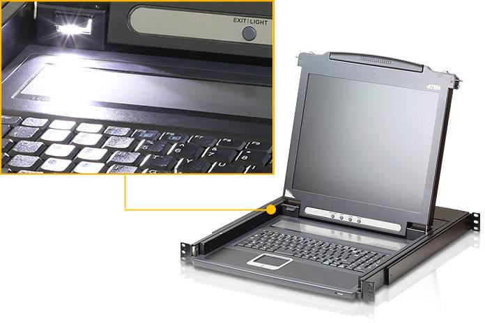 EFB-Elektronik KVM PS/2 Konsole CL-1000M-AT-GG
