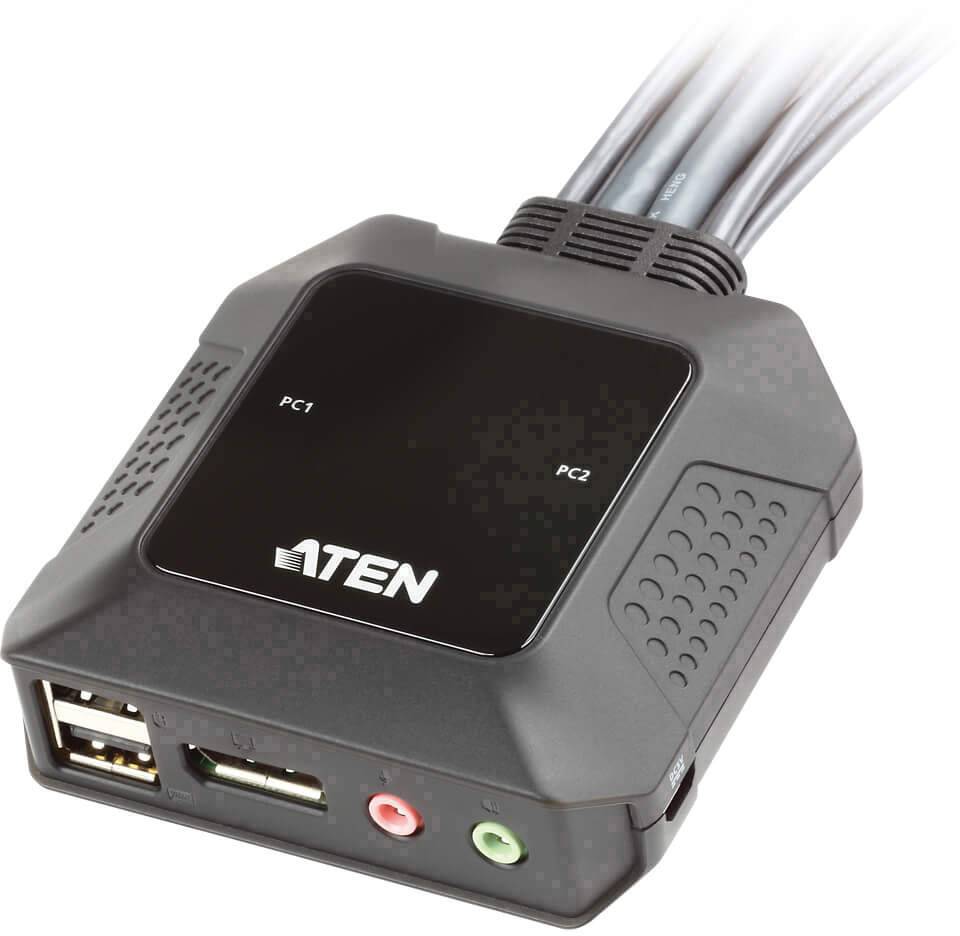ATEN CS22DP-AT KVM-Umschalter DisplayPort® 4096 x 2160 Pixel