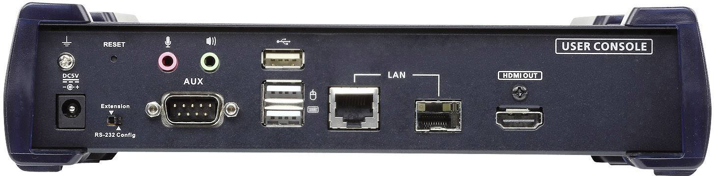 ATEN KE8952-AX HDMI®, USB, RS232, Audio-Line-out, Mikrofon-Buchse Extender (Verlängerung) über Netzwerkkabel RJ45, über