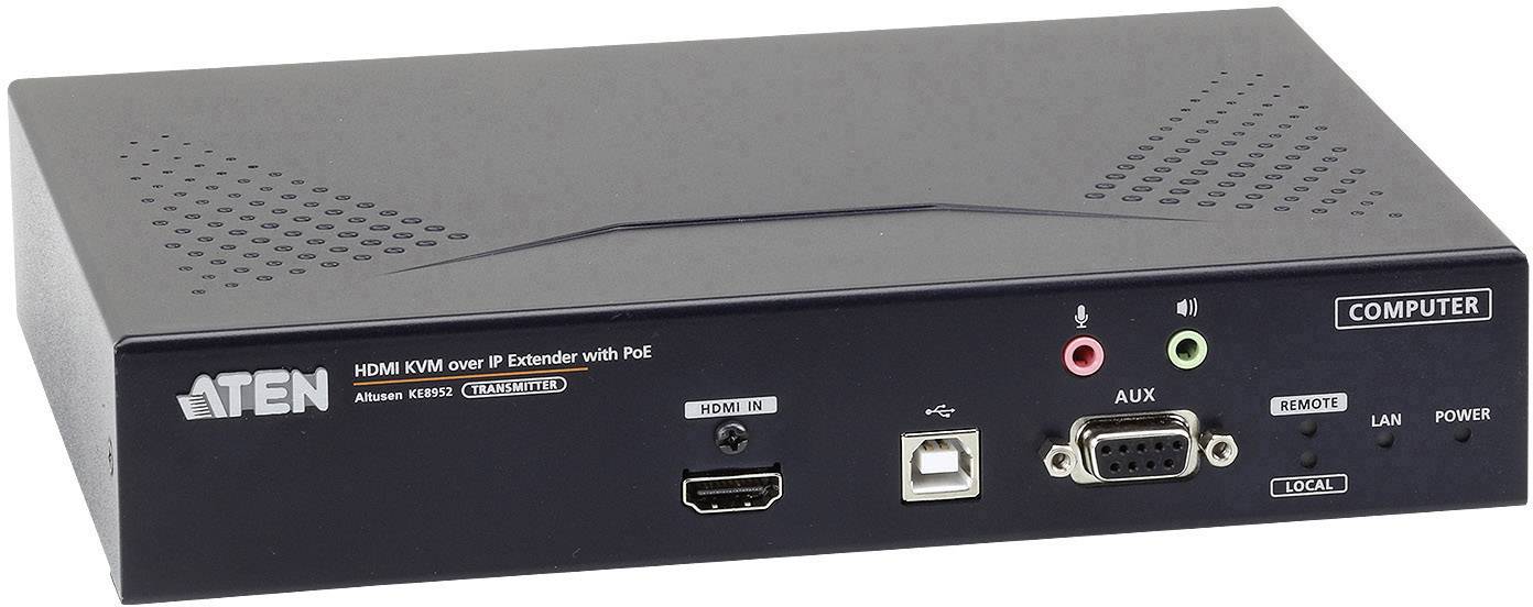 ATEN KE8952T-AX HDMI®, USB, Audio-Line-out, Mikrofon-Buchse, RS232 Extender (Verlängerung) über Netzwerkkabel RJ45 10 km