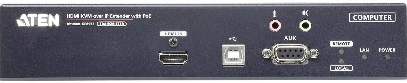 ATEN KE8952T-AX HDMI®, USB, Audio-Line-out, Mikrofon-Buchse, RS232 Extender (Verlängerung) über Netzwerkkabel RJ45 10 km
