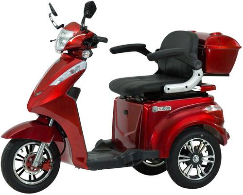 ECONELO E-Trike Rot Blei-Gel 60V 20Ah