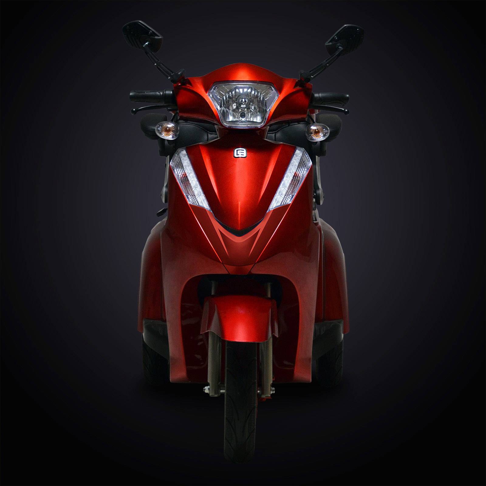 ECONELO E-Trike Rot Blei-Gel 60V 20Ah