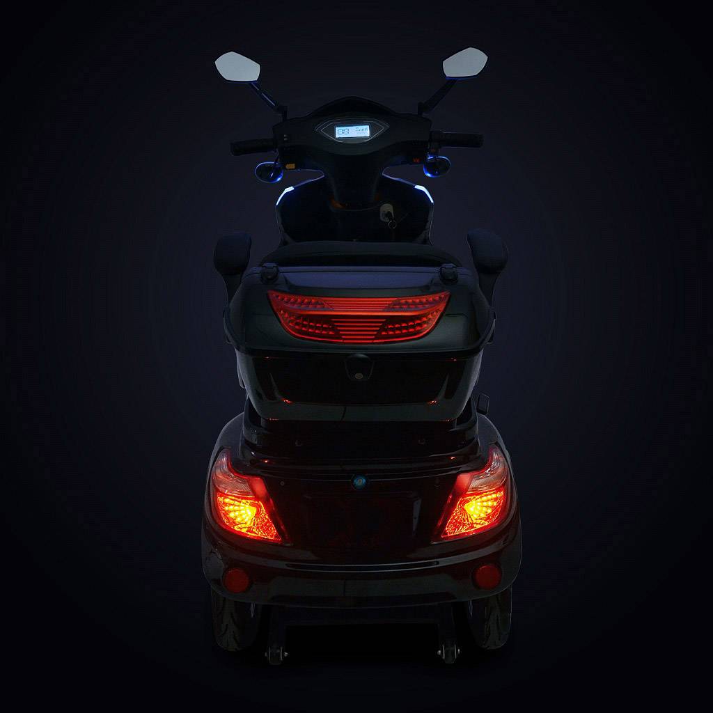 ECONELO E-Trike Rot Blei-Gel 60V 20Ah