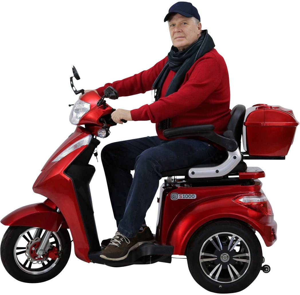 ECONELO E-Trike Rot Blei-Gel 60V 20Ah