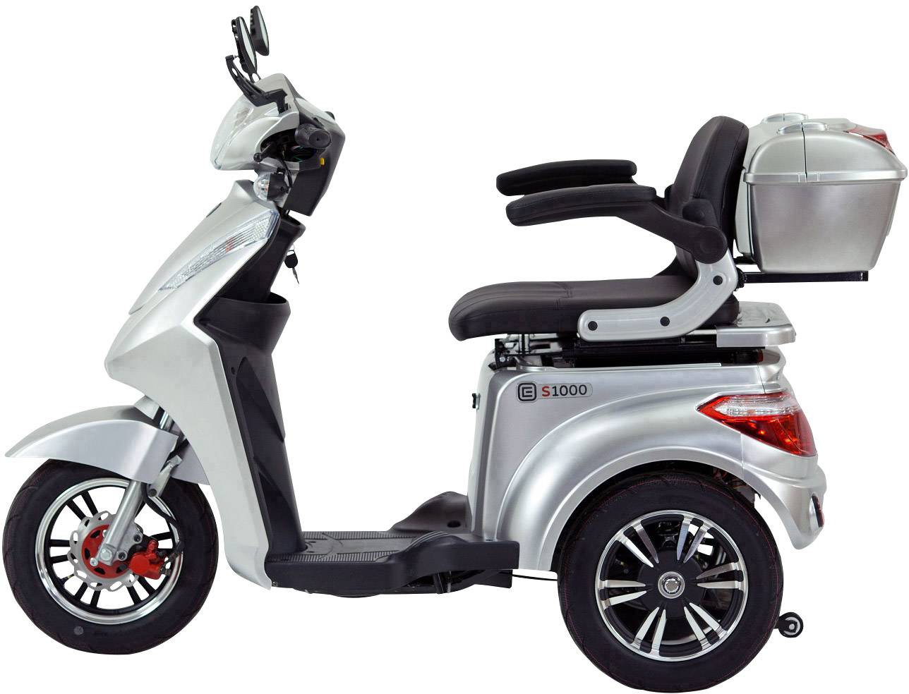 ECONELO E-Trike Silber Blei-Gel 60V 20Ah