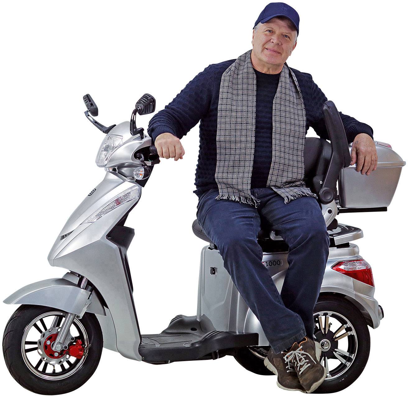 ECONELO E-Trike Silber Blei-Gel 60V 20Ah