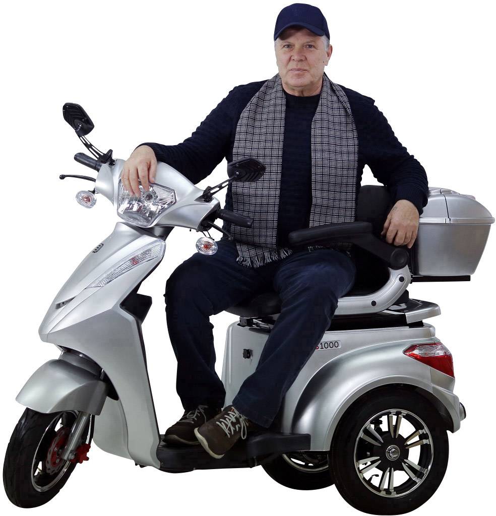 ECONELO E-Trike Silber Blei-Gel 60V 20Ah