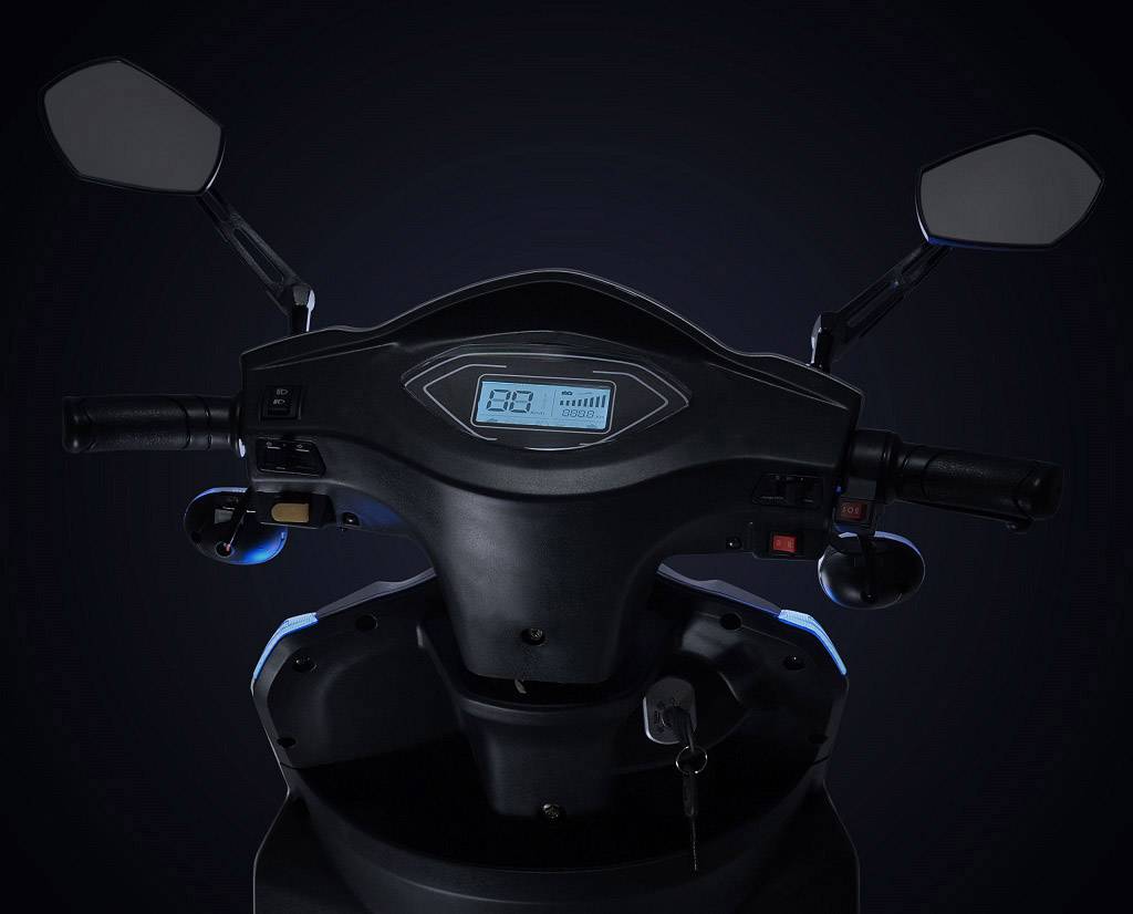 ECONELO E-Trike Schwarz Blei-Gel 60V 20Ah