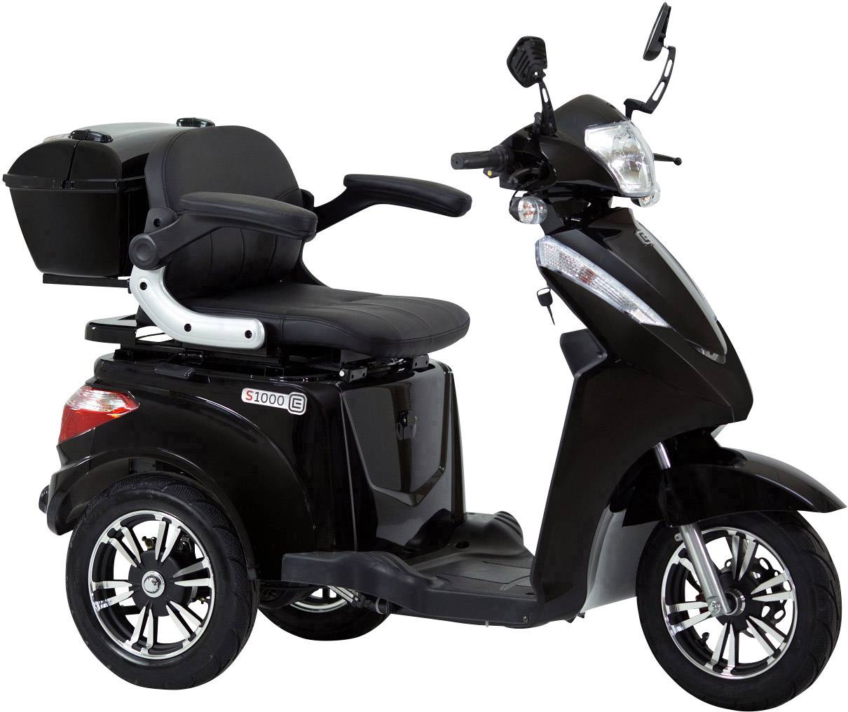 ECONELO E-Trike Schwarz Blei-Gel 60V 20Ah