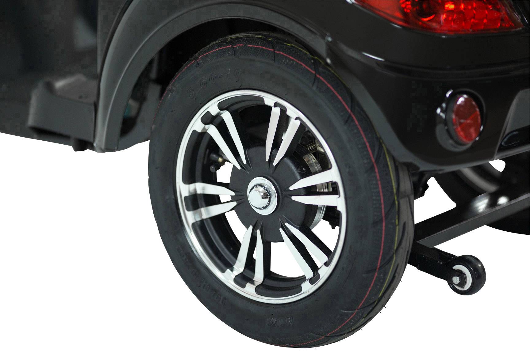 ECONELO E-Trike Schwarz Blei-Gel 60V 20Ah