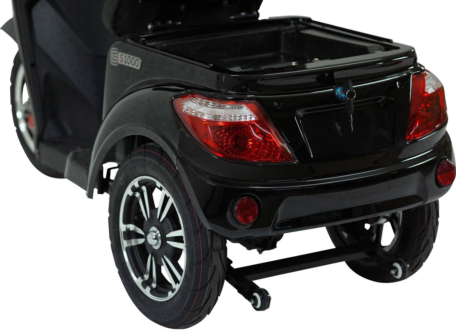 ECONELO E-Trike Schwarz Blei-Gel 60V 20Ah